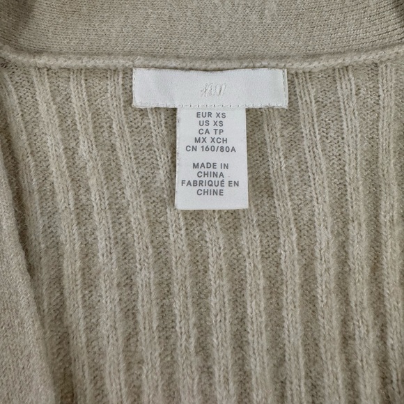 H&M Light Tan Ribbed Sweater - Picture 4 of 6